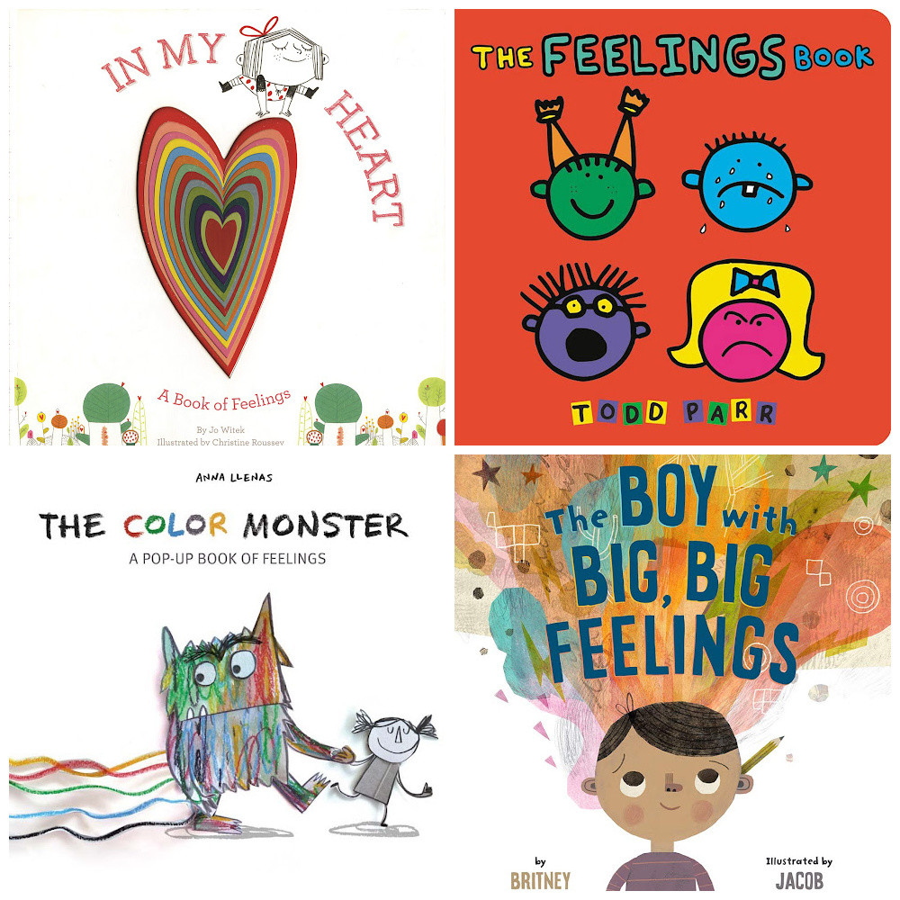 Books About Feelings to go along with Munch Art Project for Kids