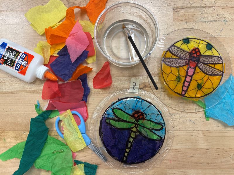 Fun Tiffany Stained Glass Art Project for Kids