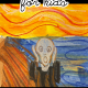 Munch The Scream Art Project - Elementary Art Lessons and Digital Presentation for Kids