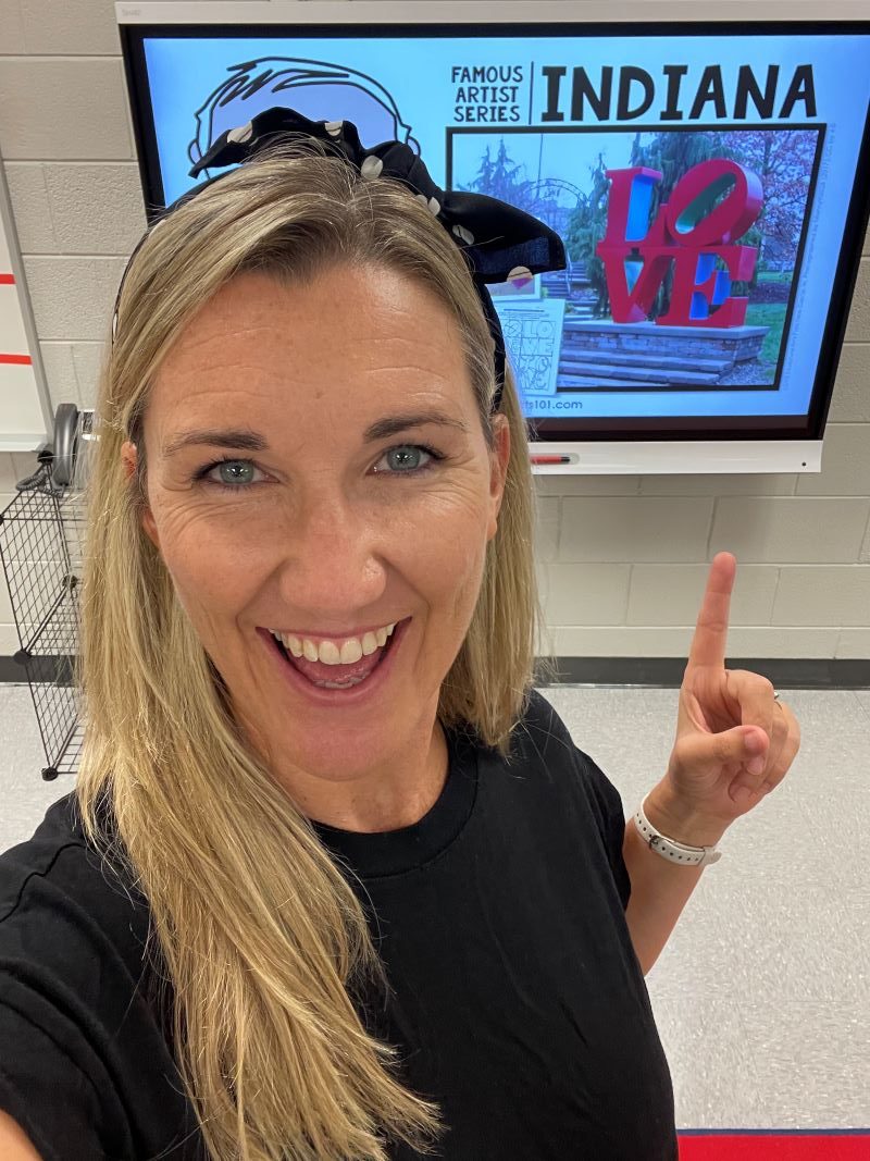 Digital Art Presentation for Indiana Art Project for Kids