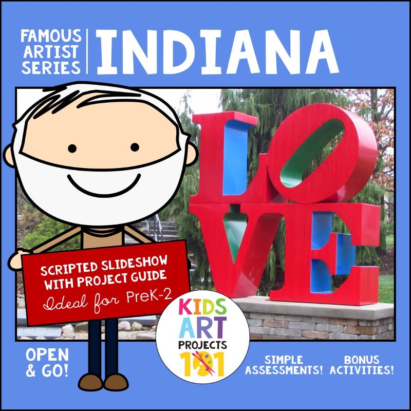 Famous Artist Series-Art Unit for Elementary Art Lessons - PreK-2 Art Curriculum