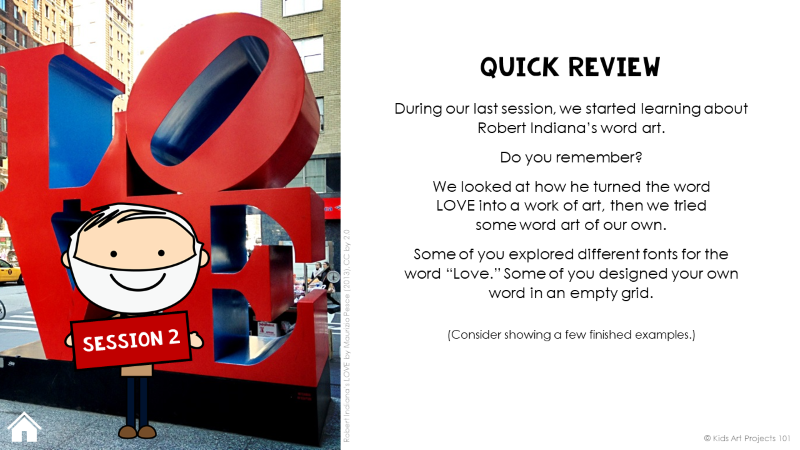 Indiana Art Project for Kids-Session #2