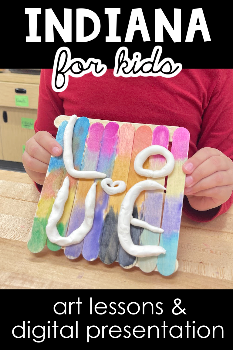 Robert Indiana Love Art Project - Elementary Art Lessons and Digital Presentation for Kids