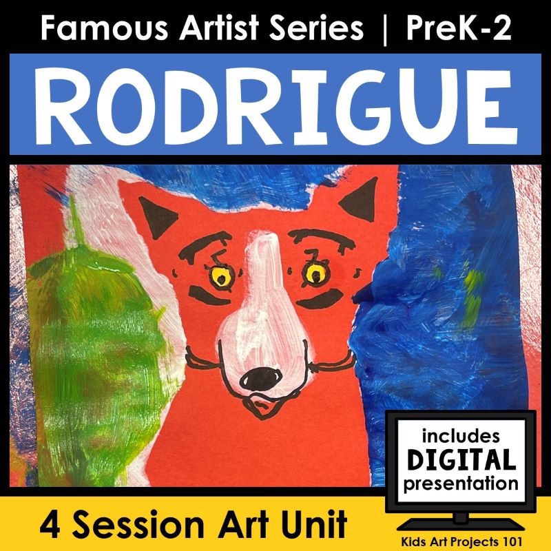 Famous Artist Series - Art Unit for Elementary Art Lessons - PreK-2 Art Curriculum