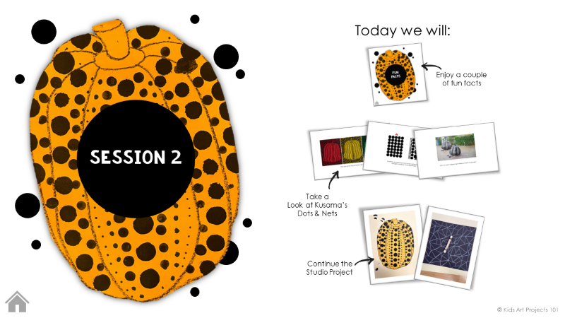 Kusama Art Project for Kids-Session #2