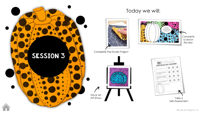 Kusama Art Project for Kids-Session #3