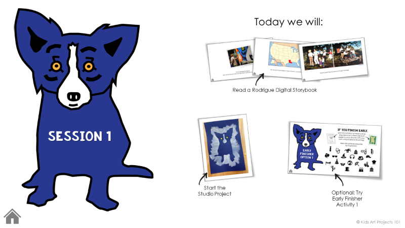 Rodrigue Art Project for Kids-Session #1