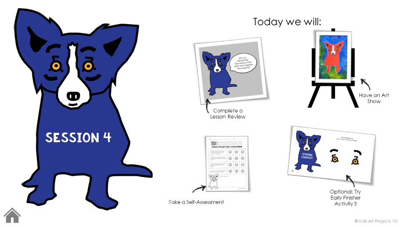 Rodrigue Art Project for Kids-Session #4