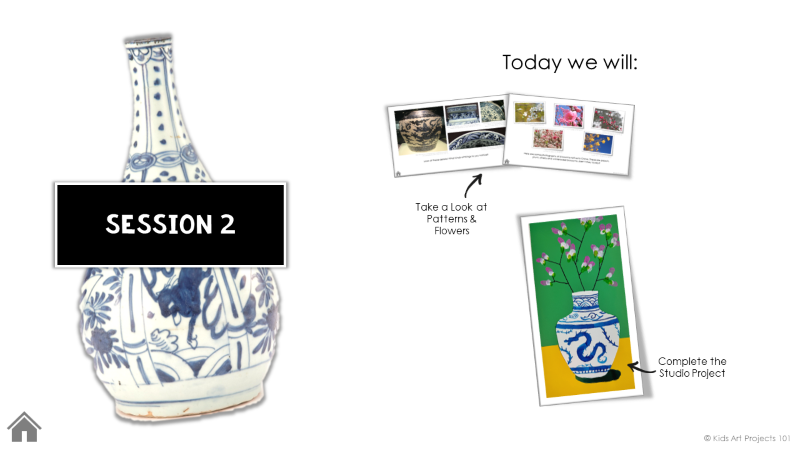 Ming Vases Art Project for Kids-Session #2